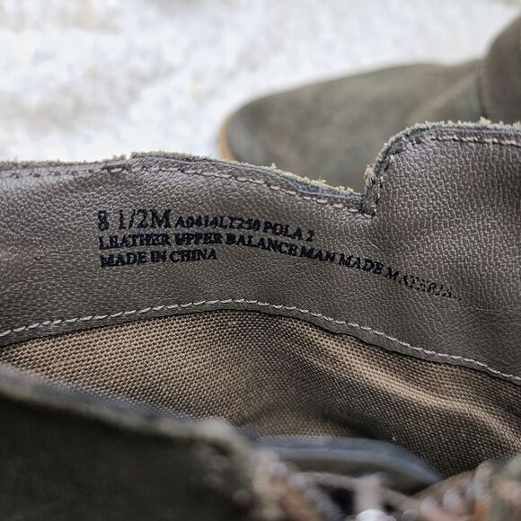 Sam Edelman suede leather olive green‎ ankle boots 8.5 - Picture 7 of 9